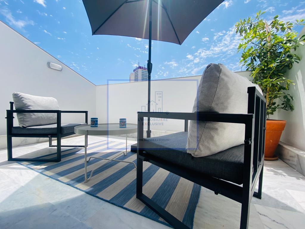 RACINE-MAGNIFIQUE-STUDIO-NEUF-MEUBLE -TERRASSE — 6