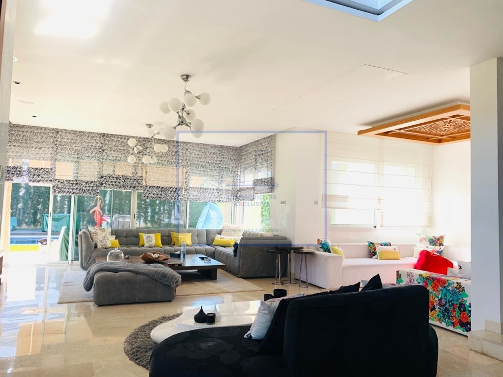 BOUSKOURA-CASABLANCA-LOCATION-VILLA-MEUBLE- 4 CHAMBRES — 6