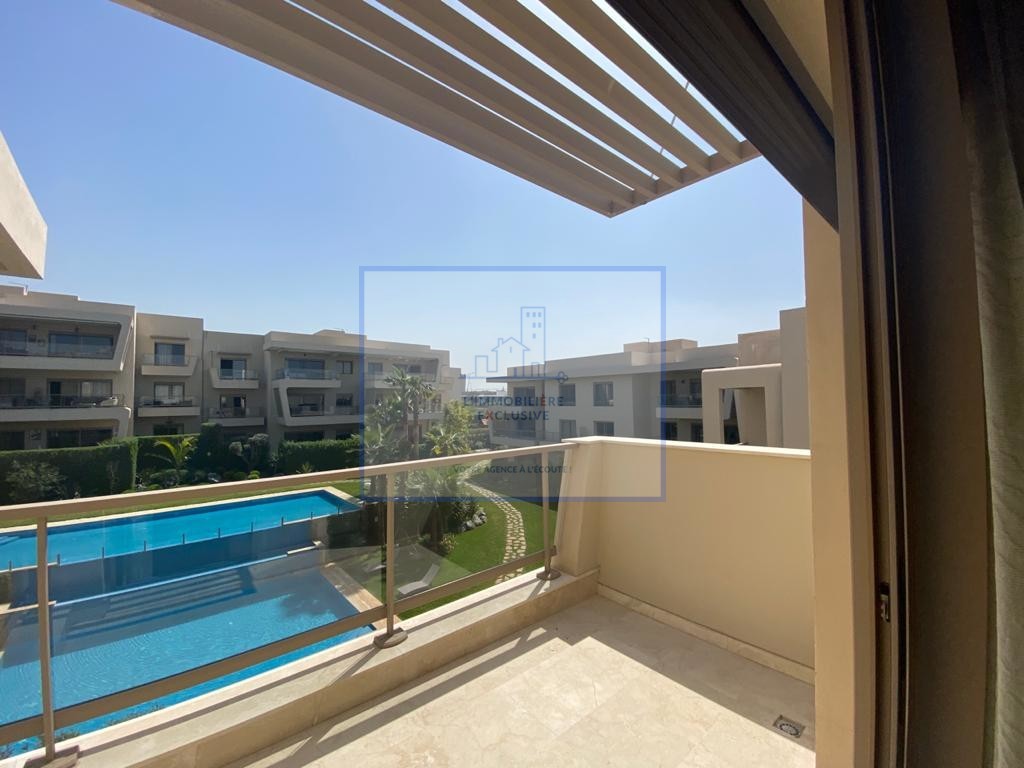 BOUSKOURA-LOCATION-APPARTEMENT-TERRASSE-PISCINE — 2