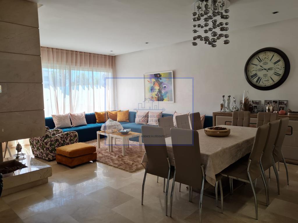 BOUSKOURA-LOCATION-VILLA-MEUBLE-PISCINE-JARDIN. — 6