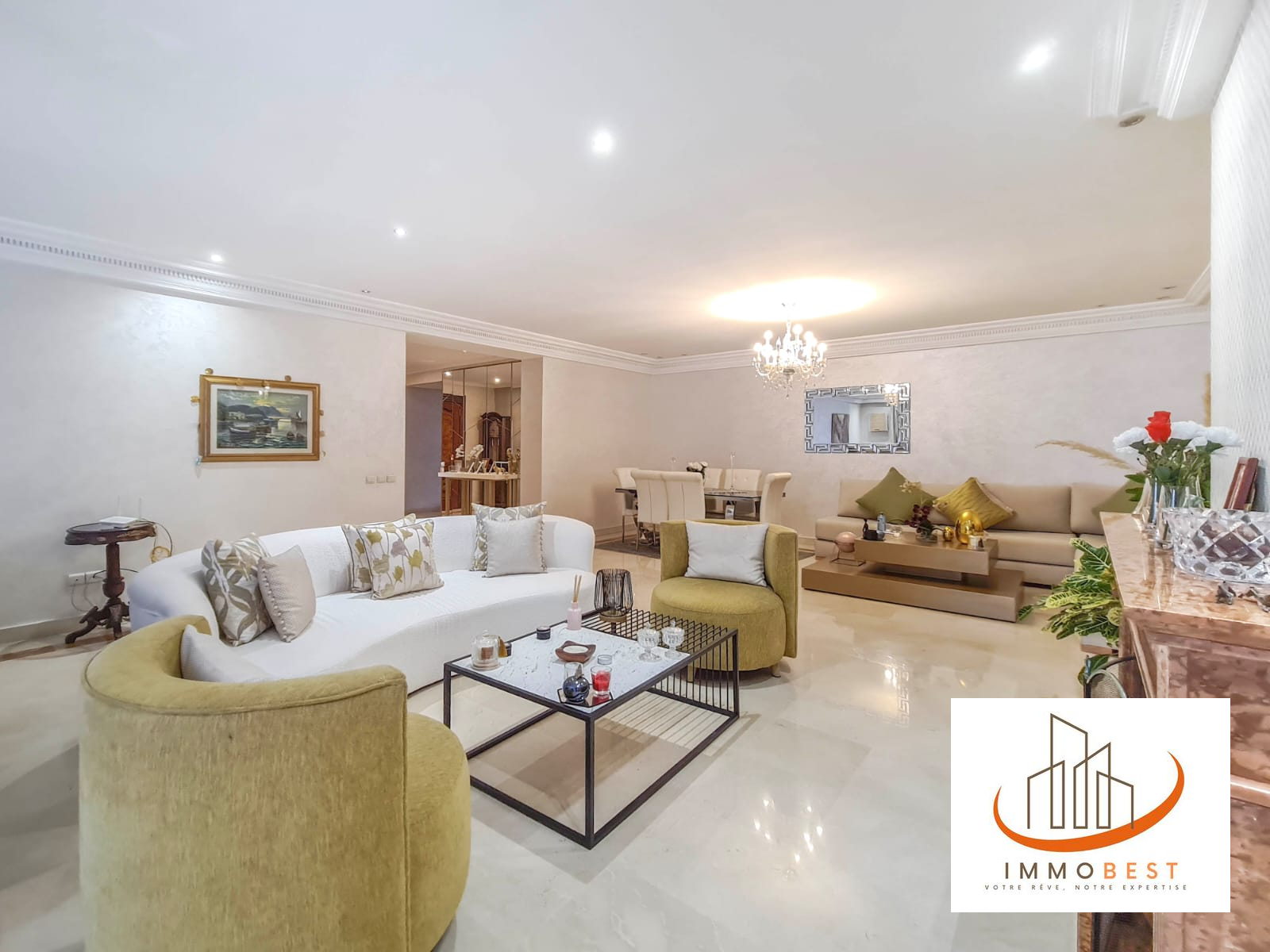 Ain diab, location d’un bel appartement meublé 3 CH — 6