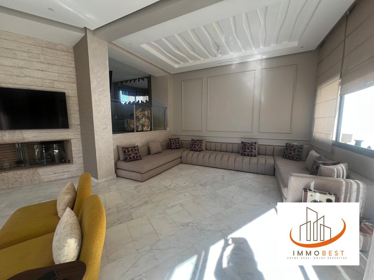 Dar Bouazza  Villa Angle à Vendre, moderne 4 CH — 3