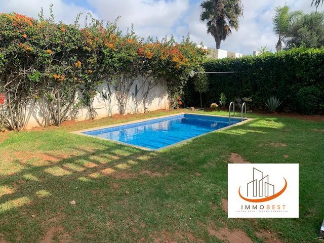 Ain Diab, villa meublée en location, 4CH