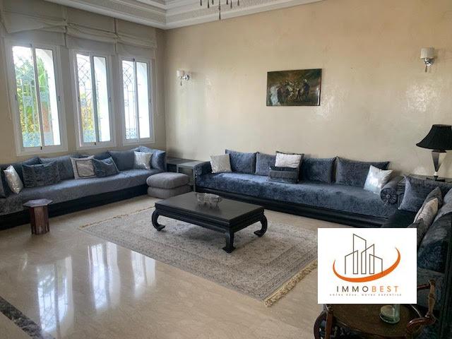 Ain Diab, villa meublée en location, 4CH — 4