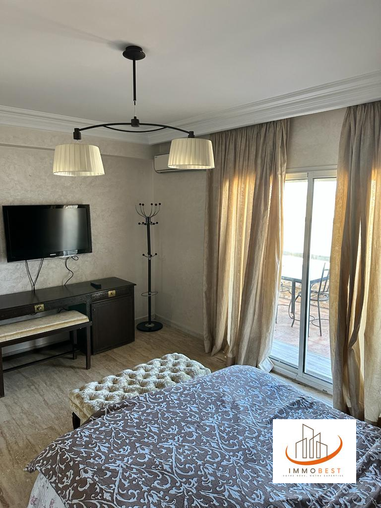 Bd Ziraoui, Appartement meublé en location à côté du lycée lyautey 2 CH — 3