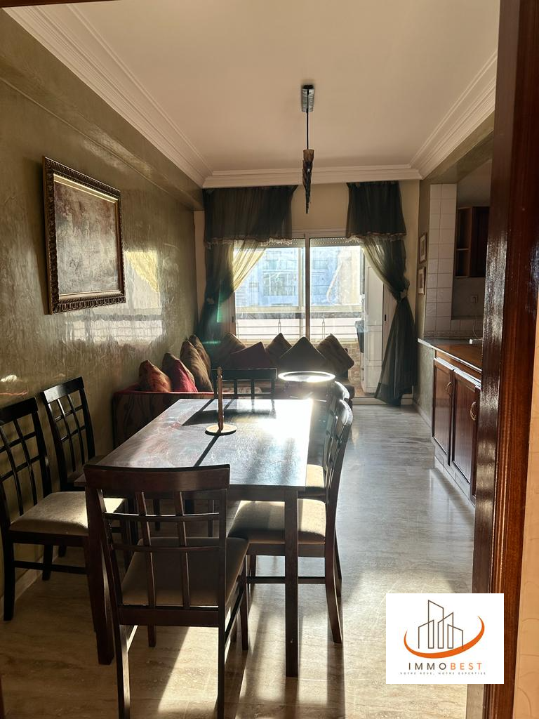 Bd Ziraoui, Appartement meublé en location à côté du lycée lyautey 2 CH — 4