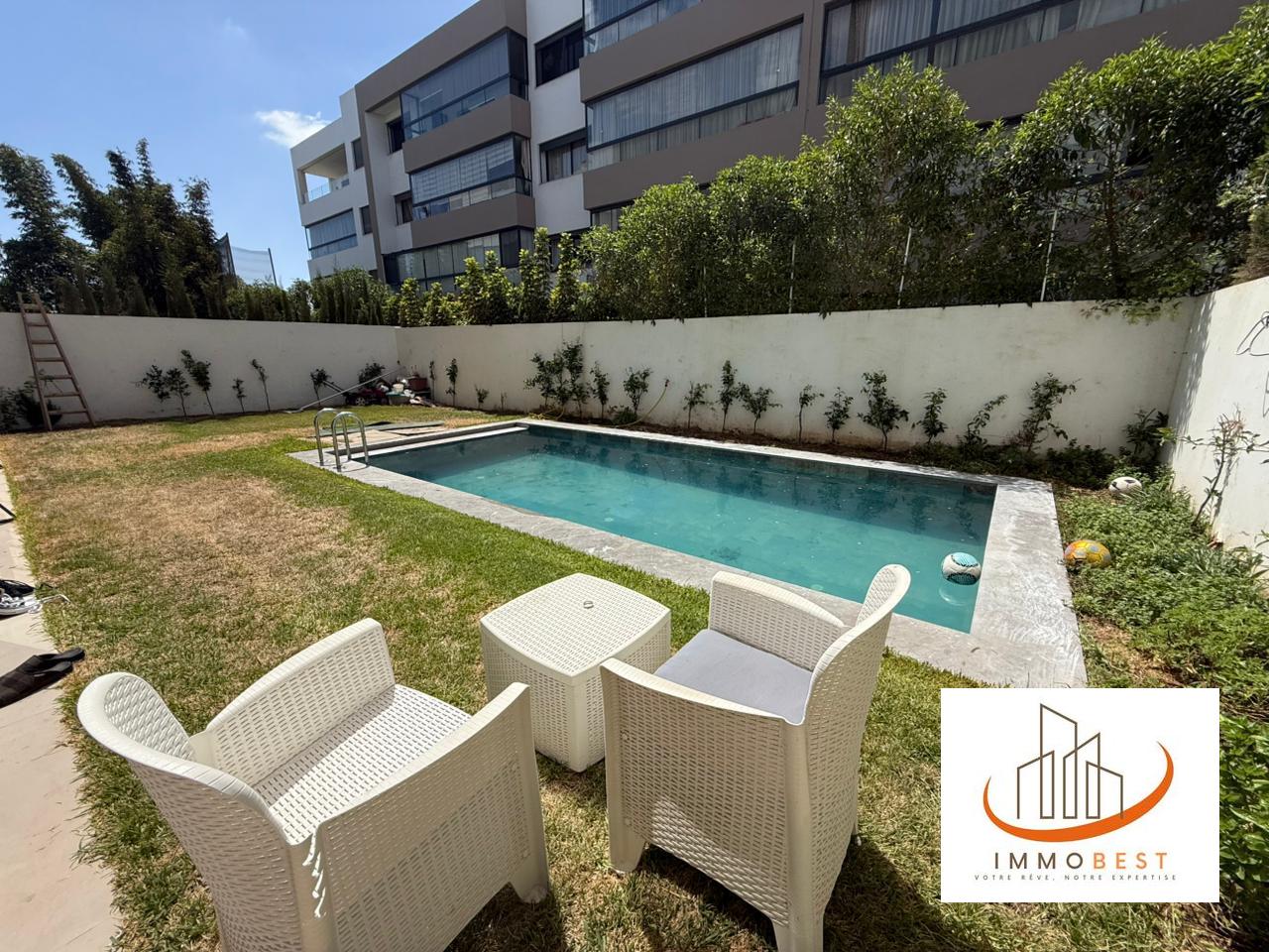 Almaz, location d’un appartement meublé avec piscine privative 3 CH