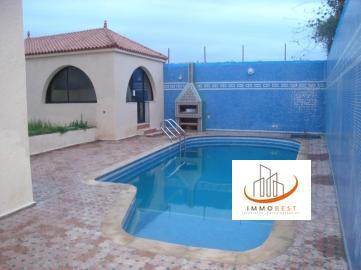 Dar Bouazza, belle Villa meublée en location Face à la mer 4 CH