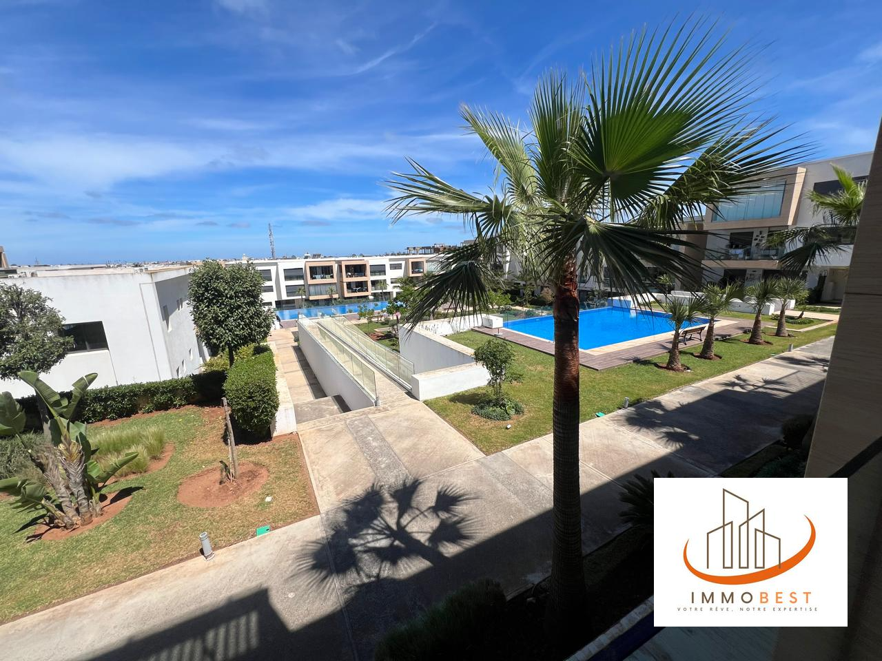 Dar Bouazza,  Location d’un appartement meublé 3CH