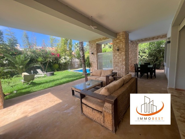 Dar bouazza, Superbe villa en location Meublée 5 CH