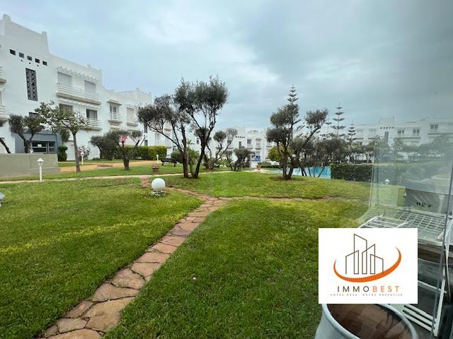 Dar bouazza, superbe appartement refait à neuf, Meublé, en location 2 CH — 2