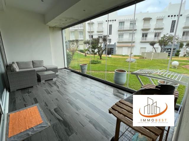 Dar bouazza, superbe appartement refait à neuf, Meublé, en location 2 CH
