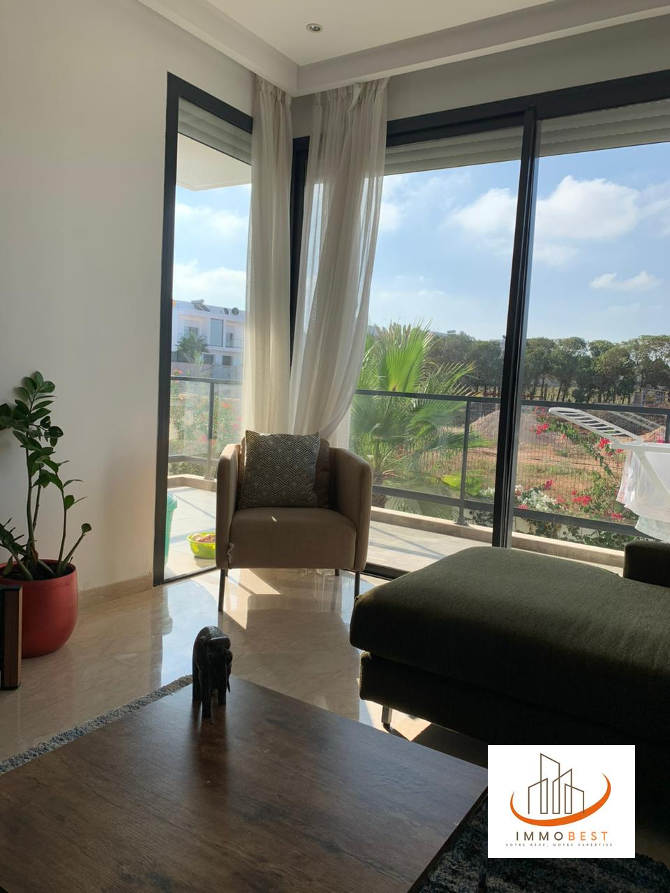 Vente d'un bel appartement à Dar Bouazza, résidence sécurisée 2 CH — 2