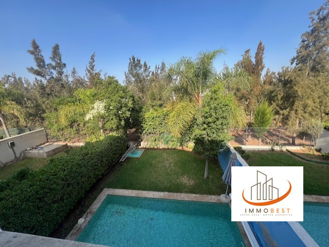 Bouskoura, belle villa bande en vente à Prestigia 3 CH — 5