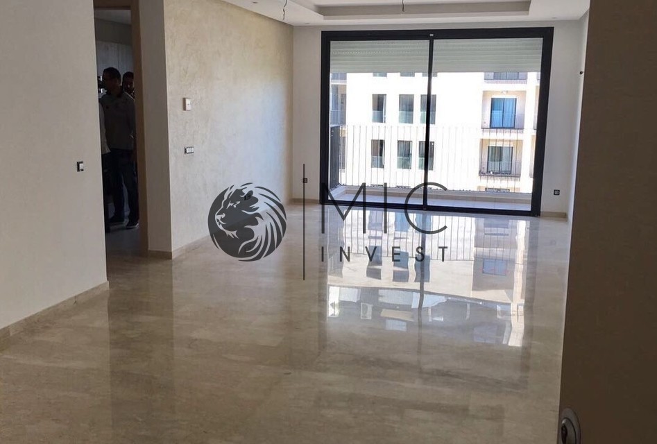 RABAT HAY RIAD - LOCATION D'UN TRÈS BEL APPARTEMENT NEUF DE 106 M² EN RÉSIDENCE FERMÉE AVEC PISCINE