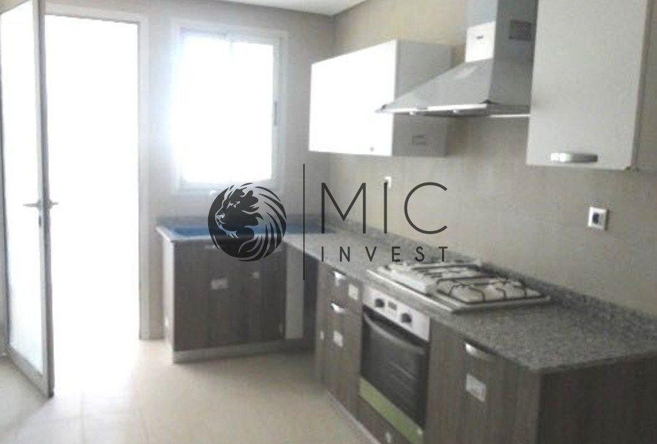 RABAT HAY RIAD - LOCATION D'UN TRÈS BEL APPARTEMENT NEUF DE 106 M² EN RÉSIDENCE FERMÉE AVEC PISCINE — 2
