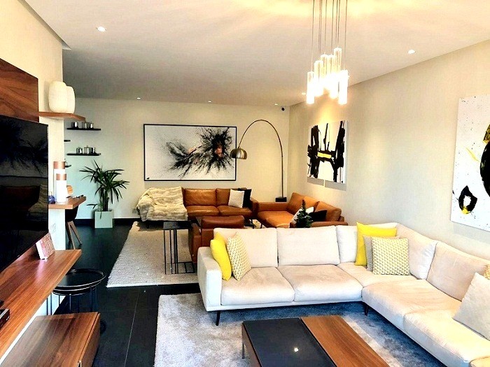 Appartement moderne 150 m² meublé  à louer, Marina, Casablanca