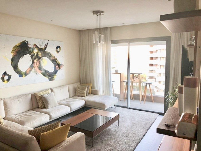 Appartement moderne 150 m² meublé  à louer, Marina, Casablanca — 5