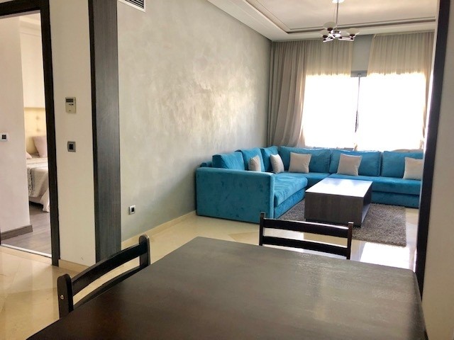 Bel Appartement 64 m² meublé à louer, Racine, Casablanca