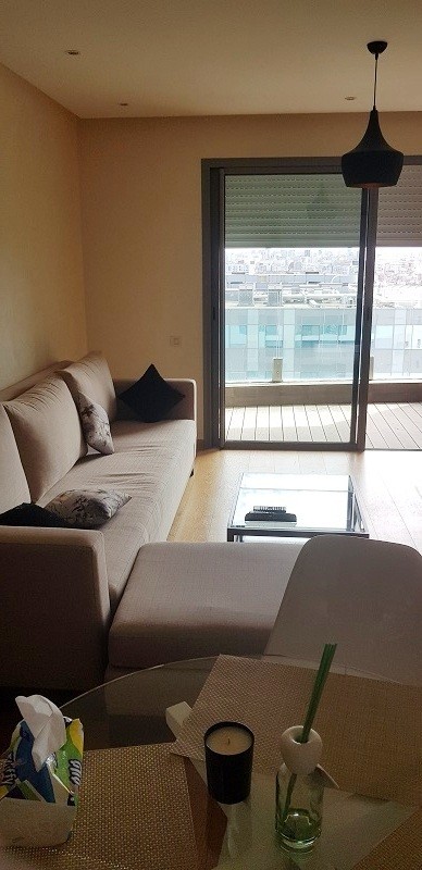 Magnifique studio 70 m² meublé à louer, Marina, Casablanca — 2