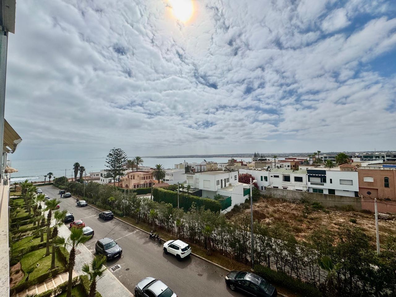 Superbe studio meublé avec grande terrasse vue mer