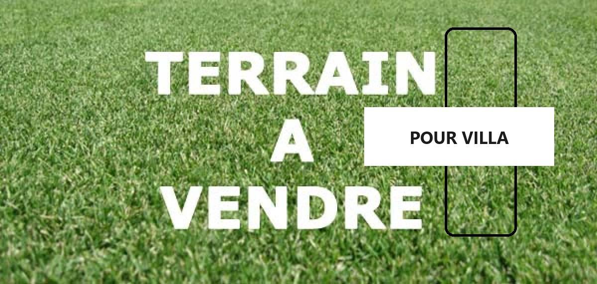 beau terrain traversant pour villa