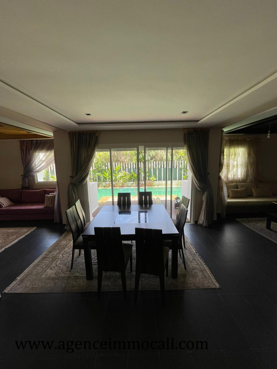 Villa meublé en location à Skhirat — 2