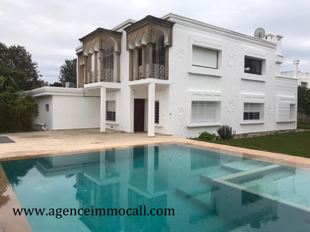 Villa à louer au quartier SOUISSI-Rabat — 4