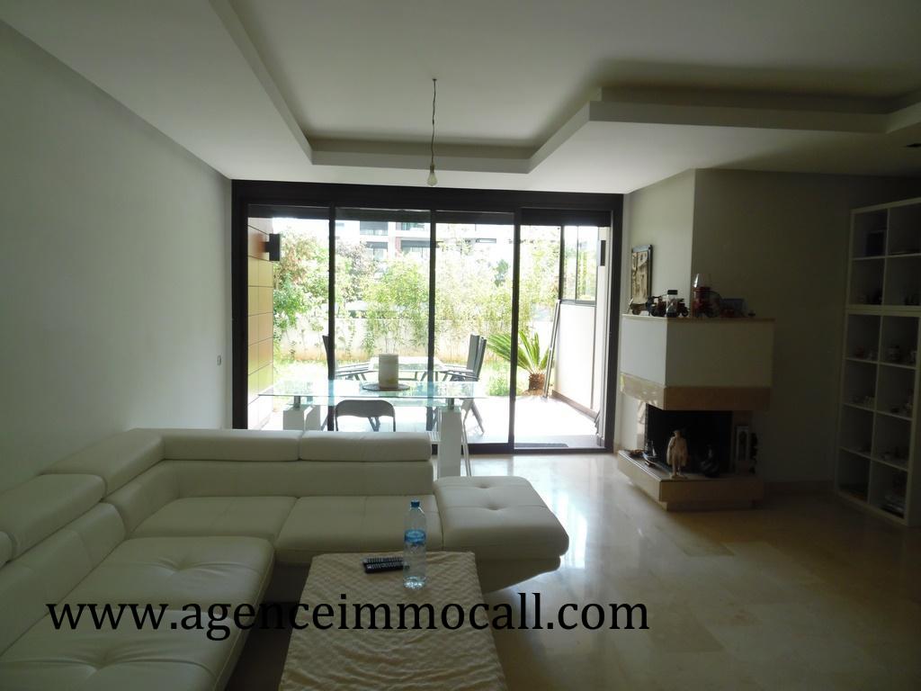 Appartement Rez de jardin à LOUER situé à Souissi — 4