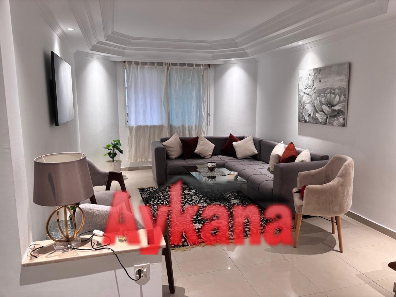 Location Appartement Meublé Rénové à Bas Agdal, Rabat