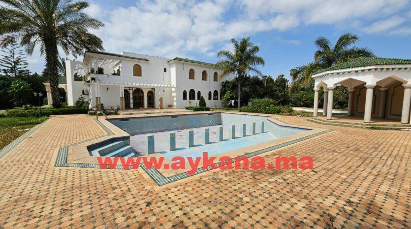 Vente Villa Rabat Souissi Bir Kacem REF 3696