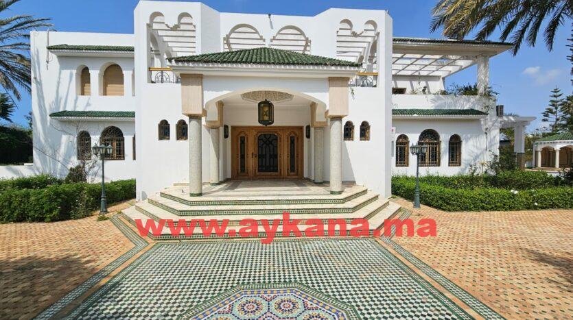 Vente Villa Rabat Souissi Bir Kacem REF 3696 — 3