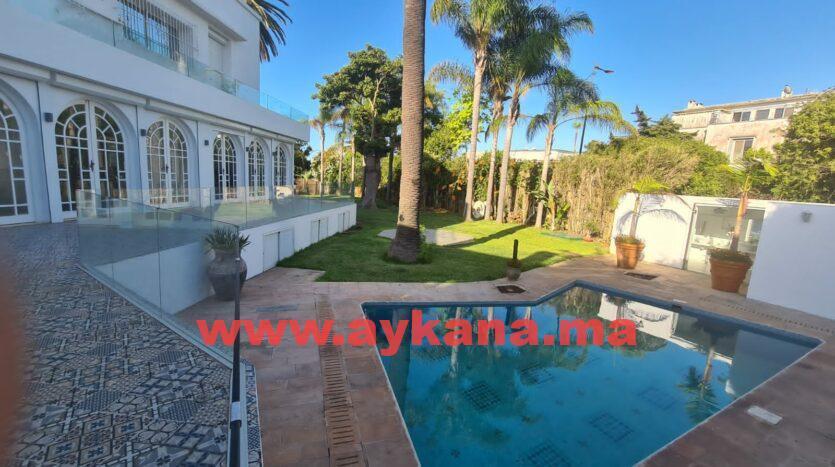 Location Villa Rabat Hassan REF 3490