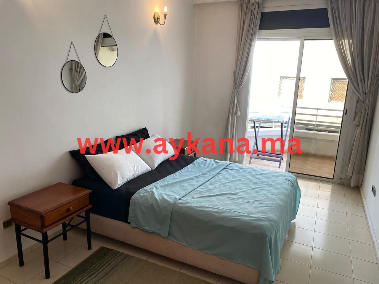 Location Appartement Meublé 111 m² au Haut Agdal Rabat – 1ᵉʳ Étage avec Ascenseur, Garage & Balcons