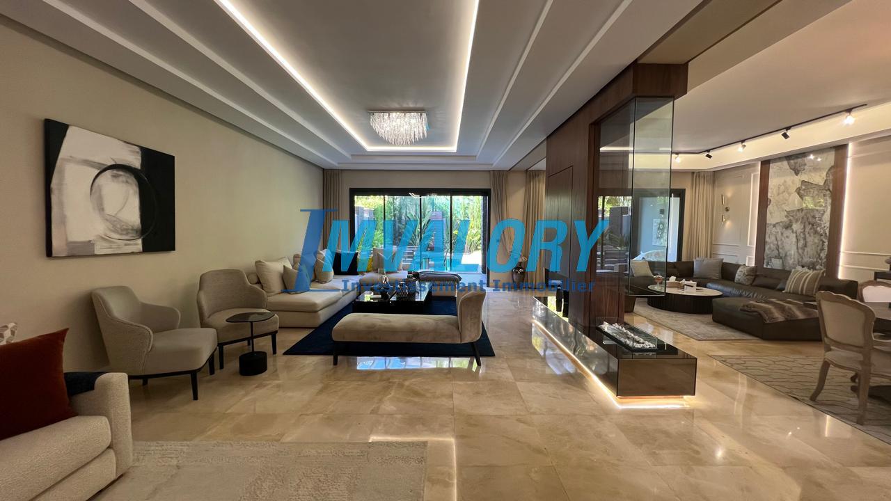A Vendre Villa NEUVE Bande 330m² Palmeraie Bouskoura — 6
