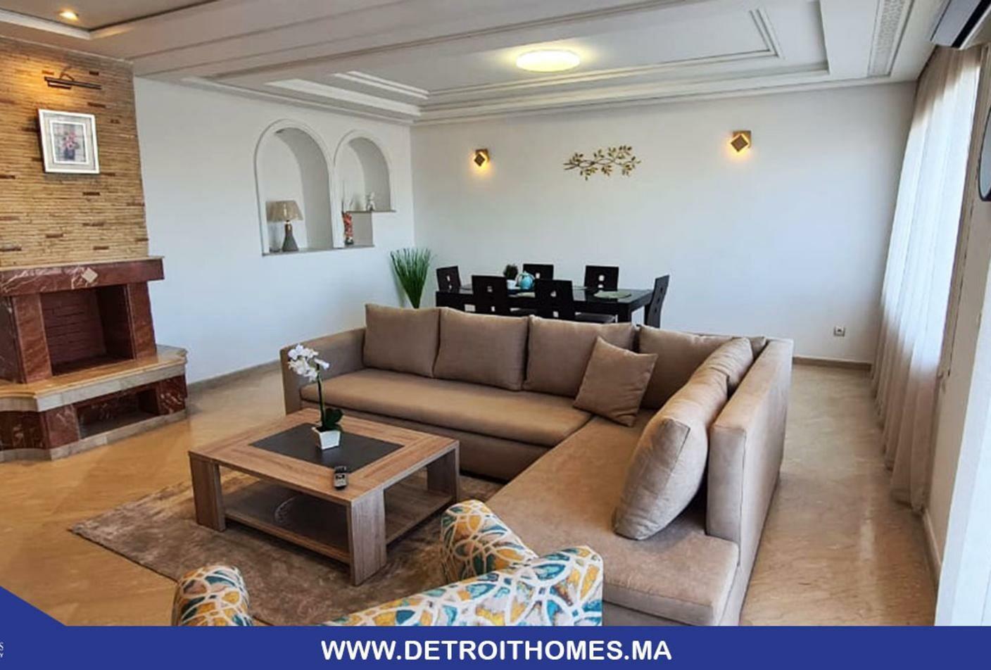 Appartement meublé à neuf  avec terrasse à louer