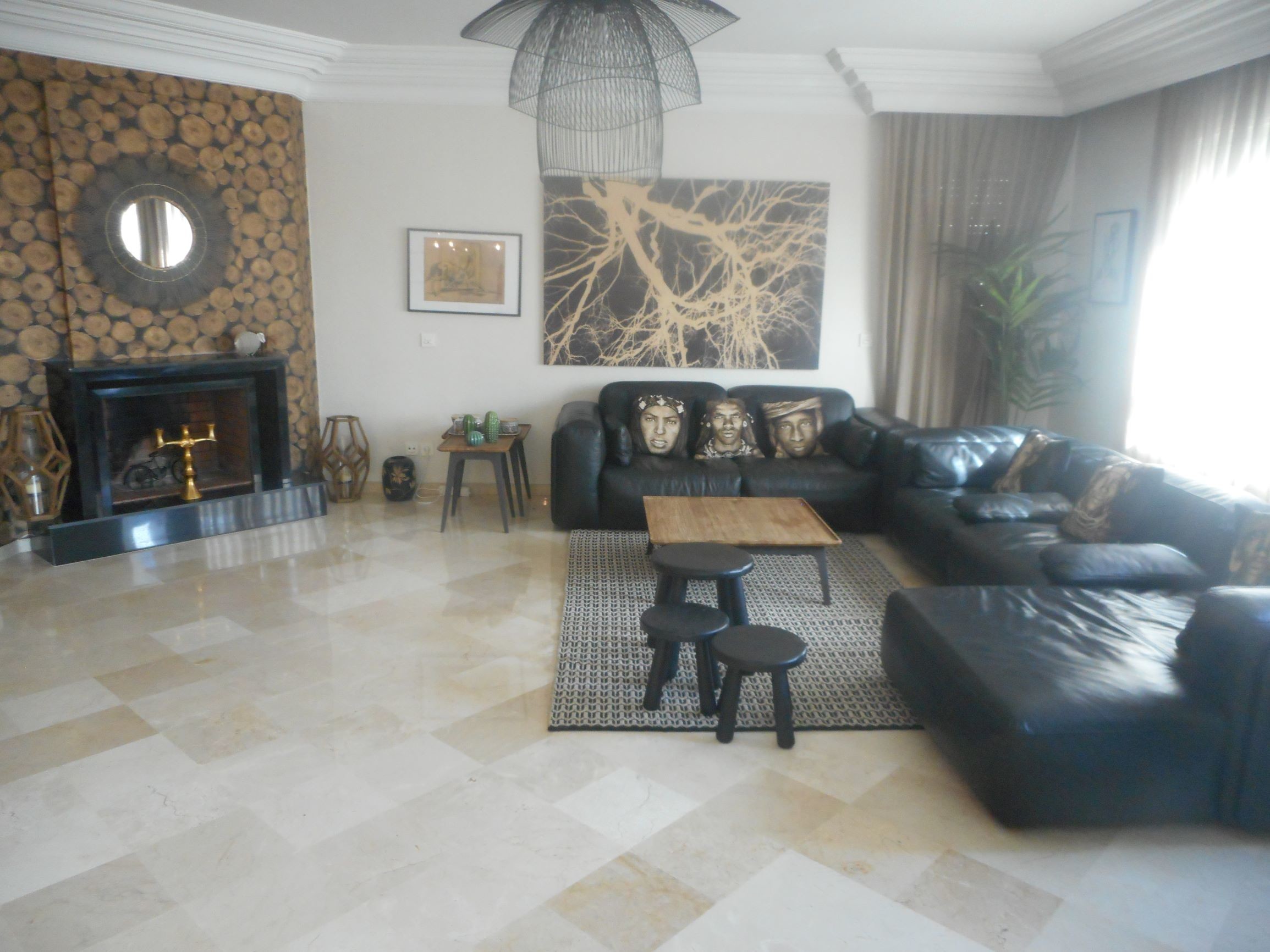 Location duplex meublé quartier Racine Casablanca