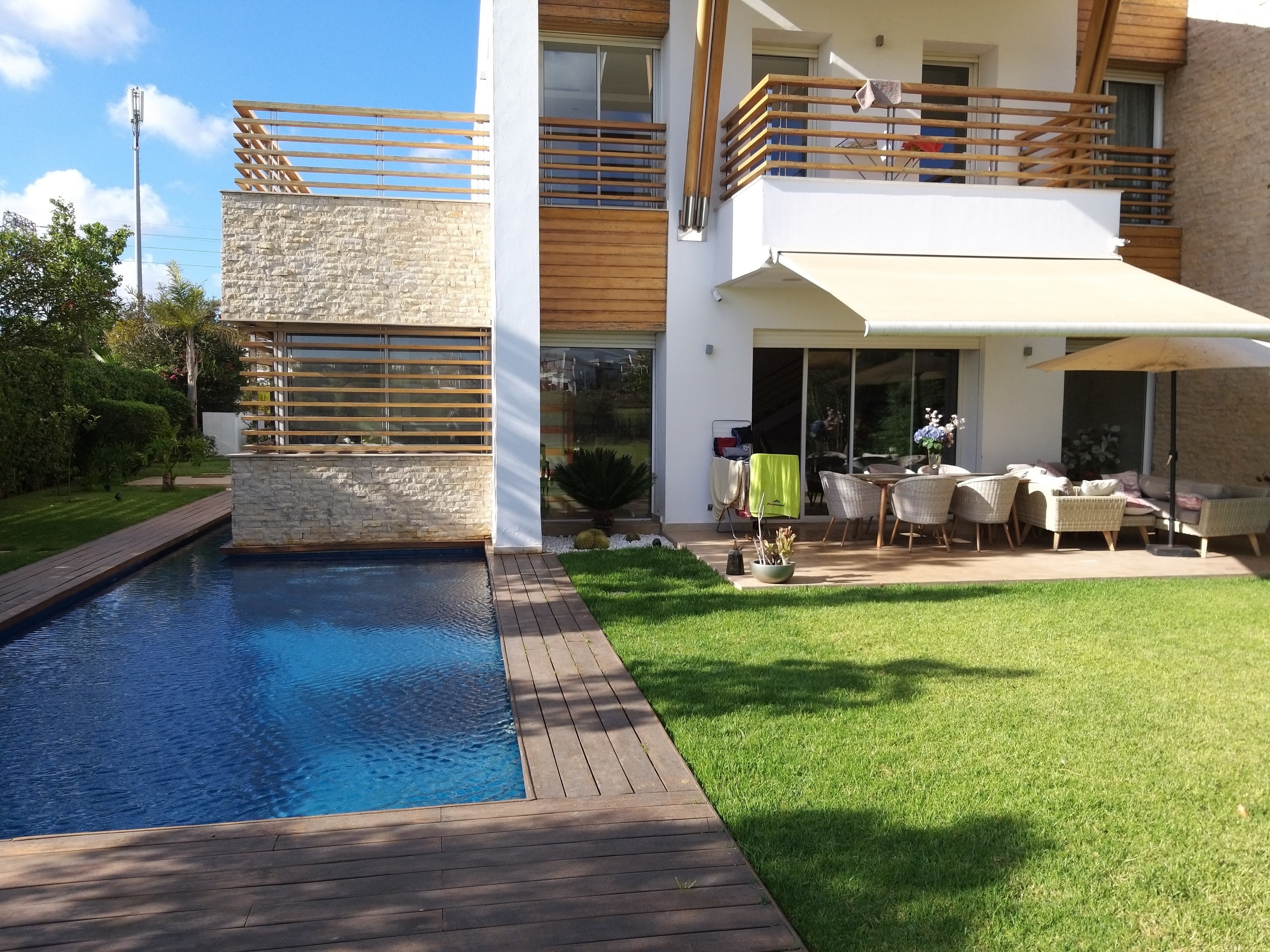 Location villa  meublée Bouskoura casablanca