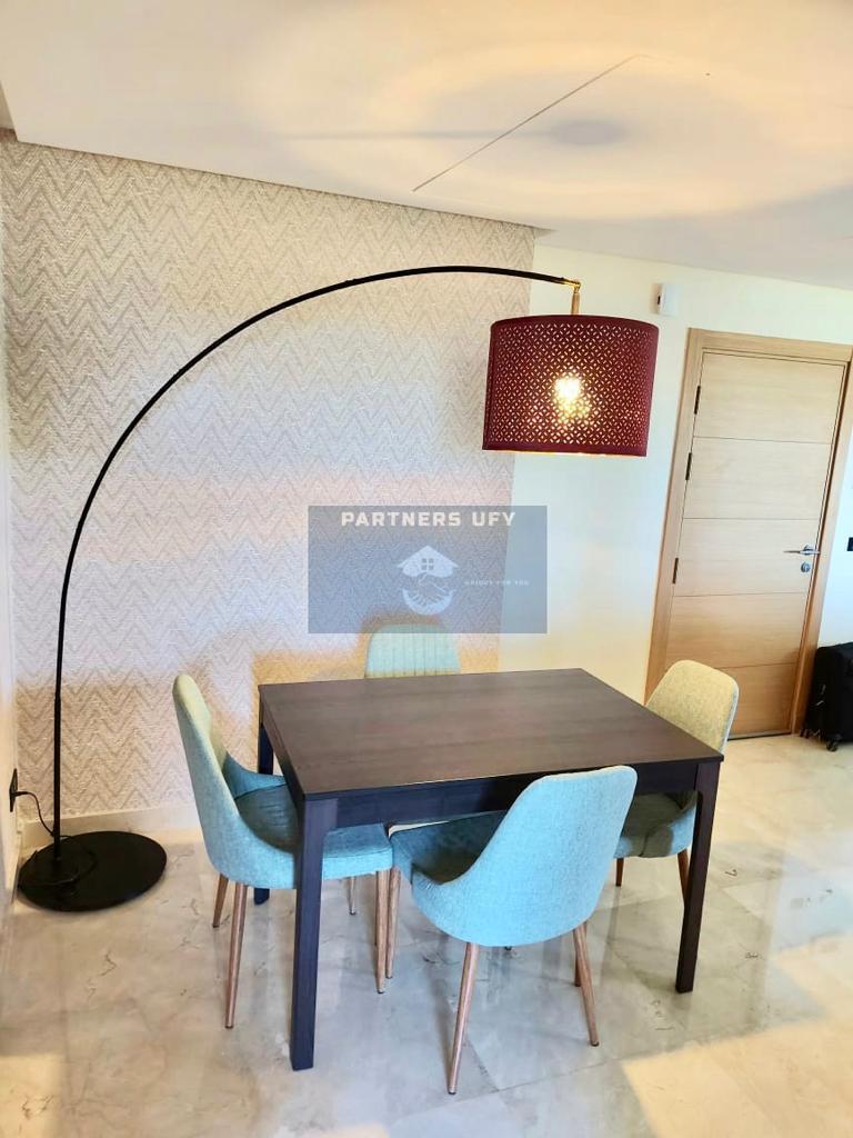 joli appartement á louer avec en résidence á BOUSKOURA- Terrasse- Vue golf — 4