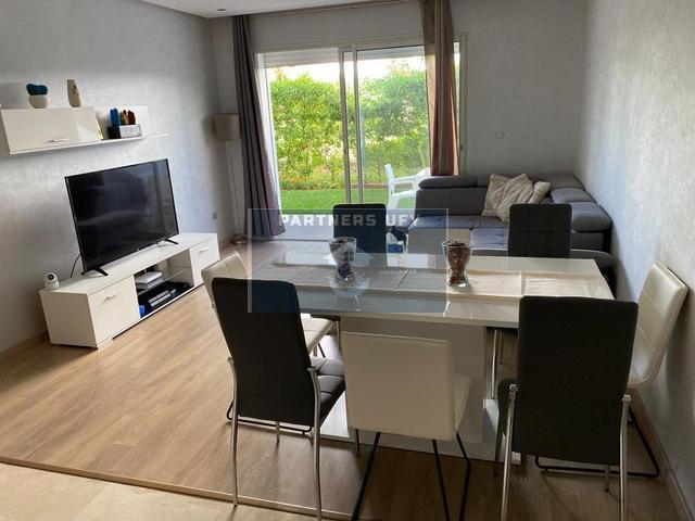 Appartement moderne en rez de jardin à louer sur Bouskoura Golf City. — 2