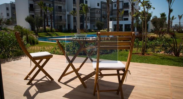 duplex meublé à louer en rez de jardin BOUSKOURA