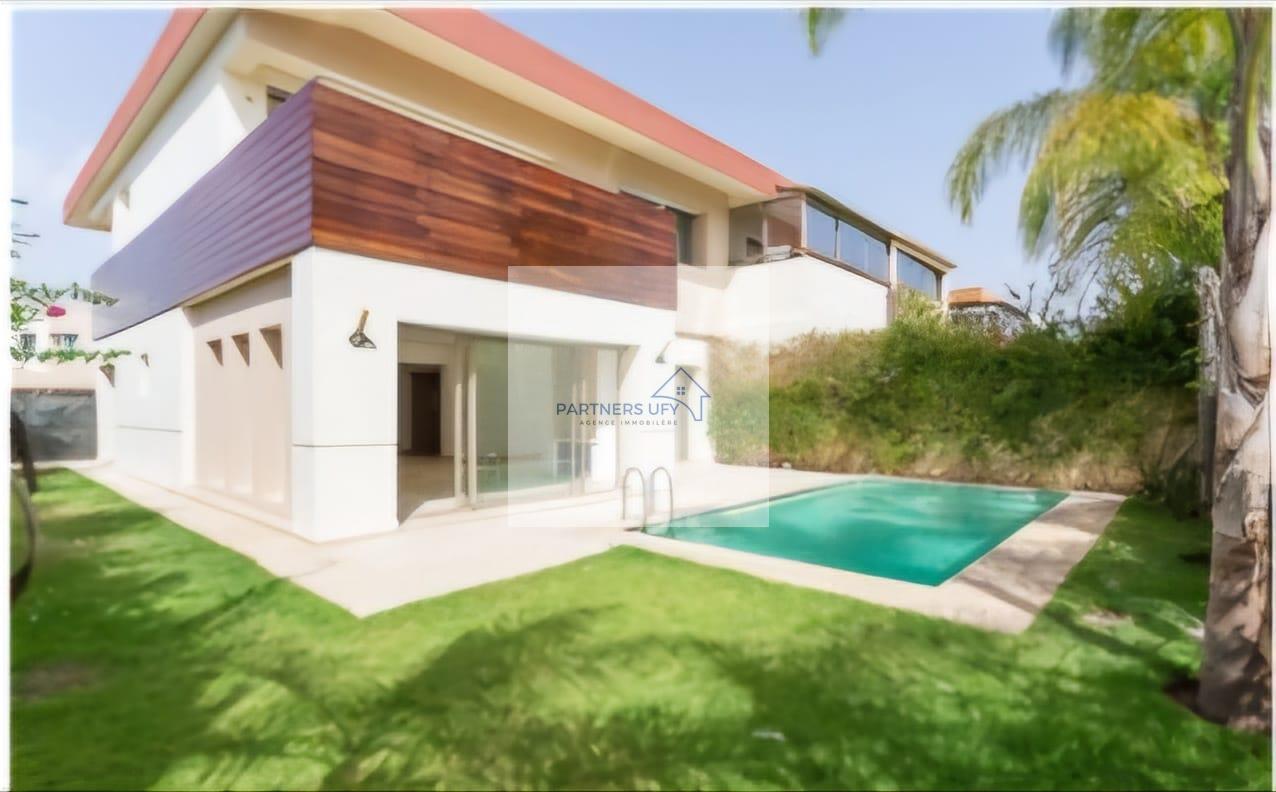 À vendre – Villa jumelée de standing à Bouskoura Golf City – Opportunité rare