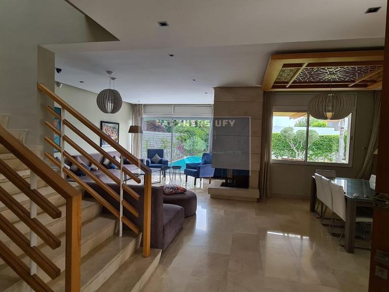 Villa de luxe á louer meublé BOUSKOURA GREEN TOWN — 4