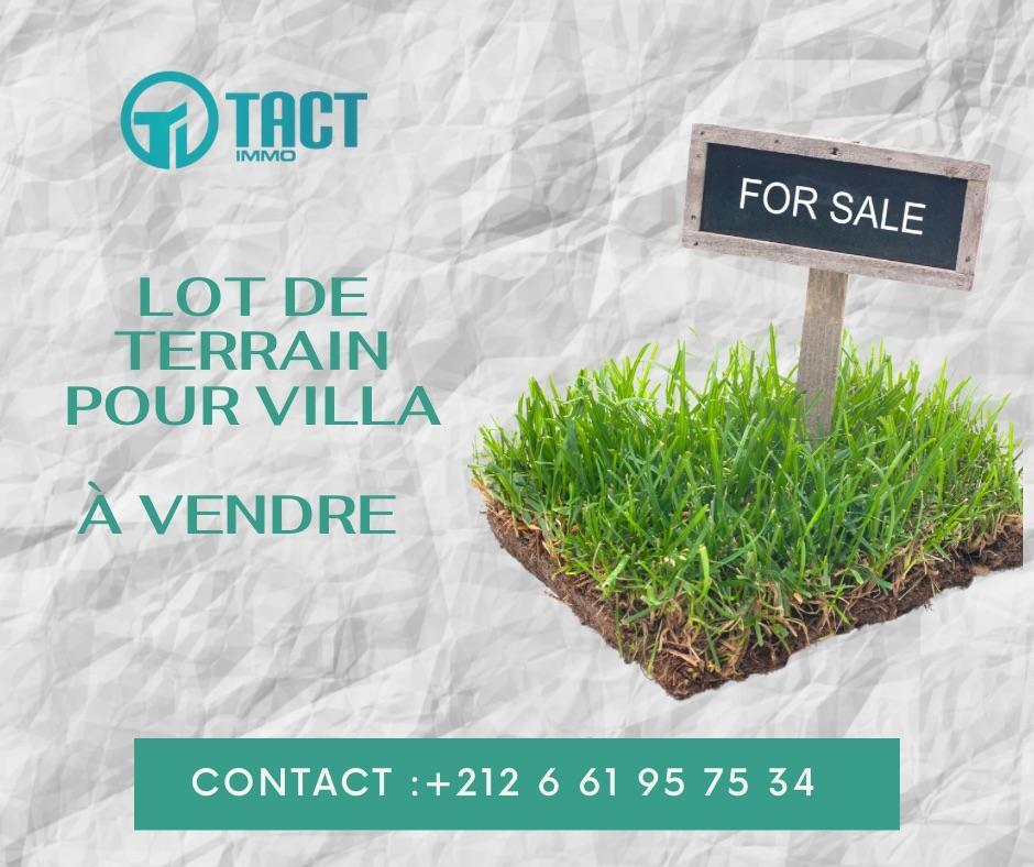 LOT DE VILLA À VENDRE TARGA MARRAKECH