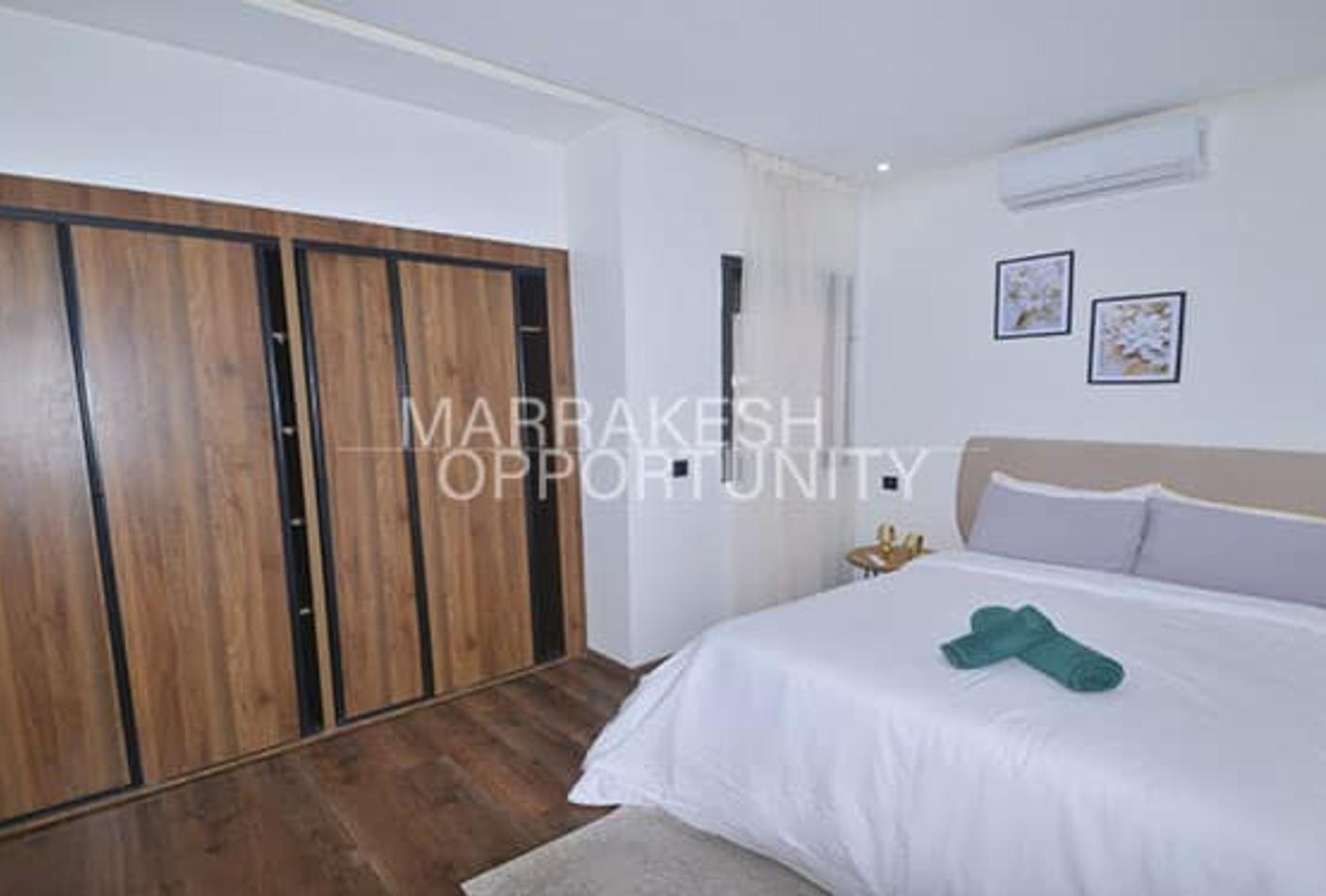 Luxueux Appartement Meublé Moderne à Guéliz en location longue durée