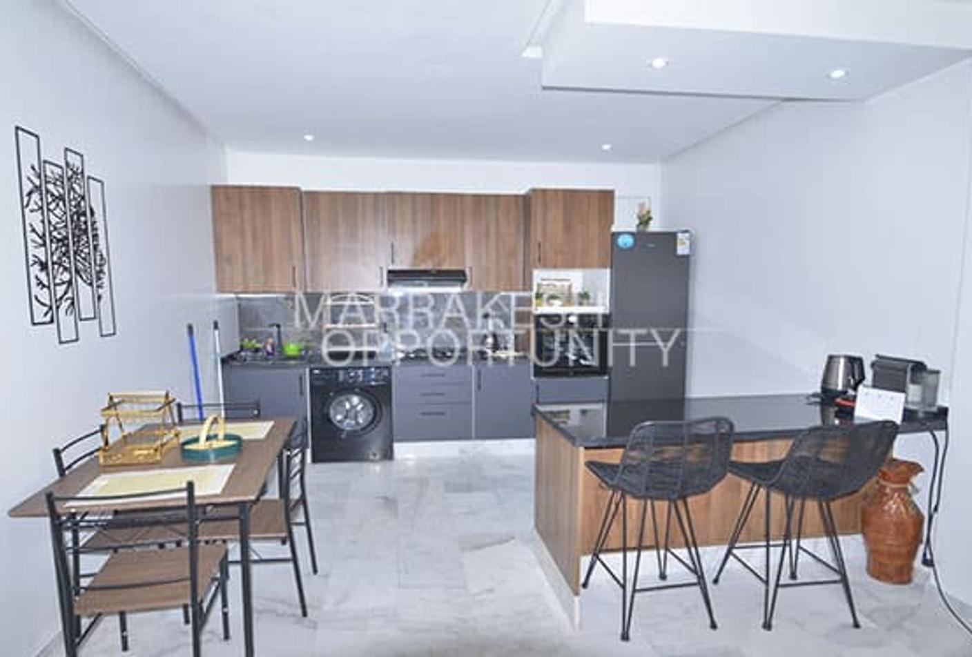 Luxueux Appartement Meublé Moderne à Guéliz en location longue durée — 3