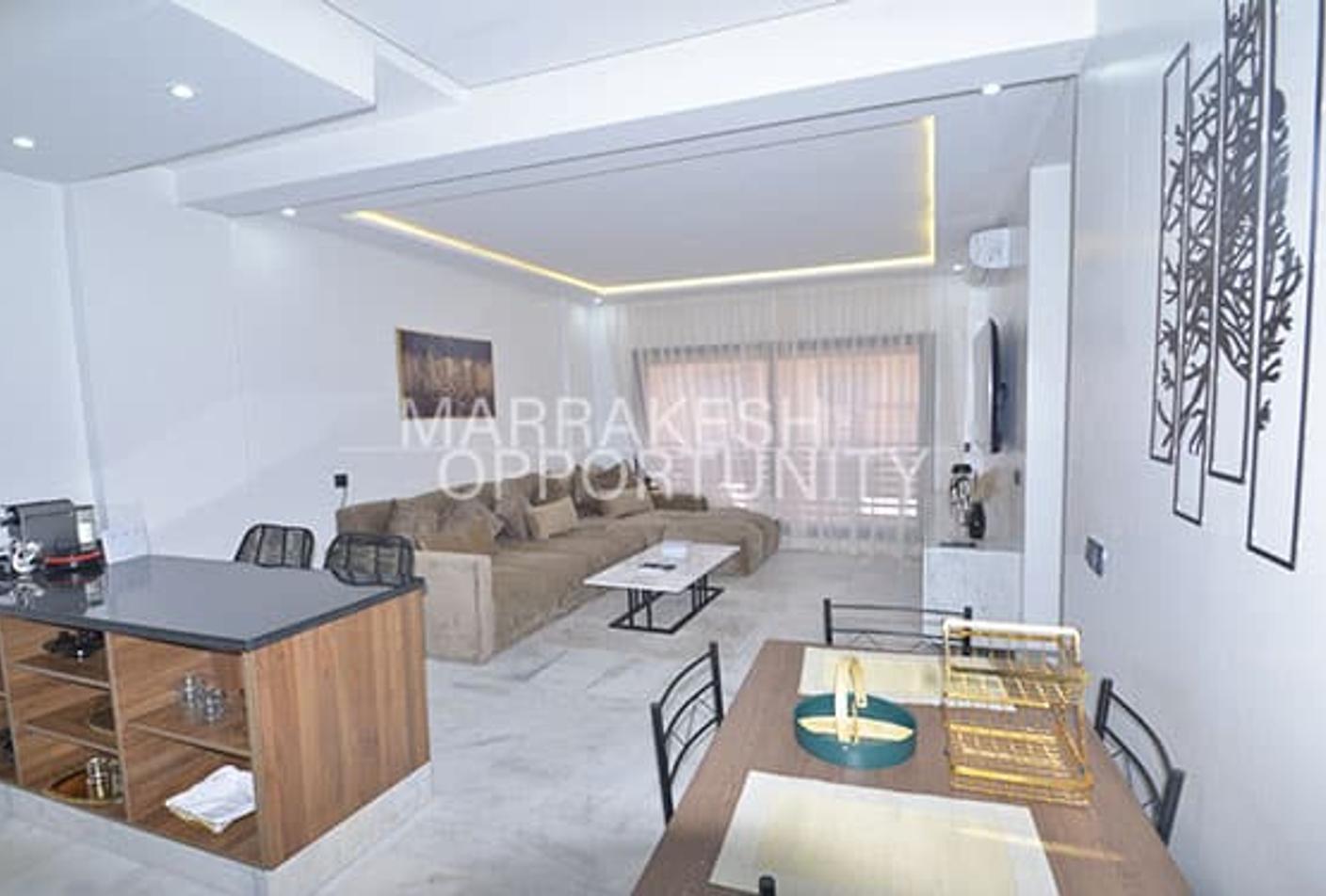 Luxueux Appartement Meublé Moderne à Guéliz en location longue durée — 4