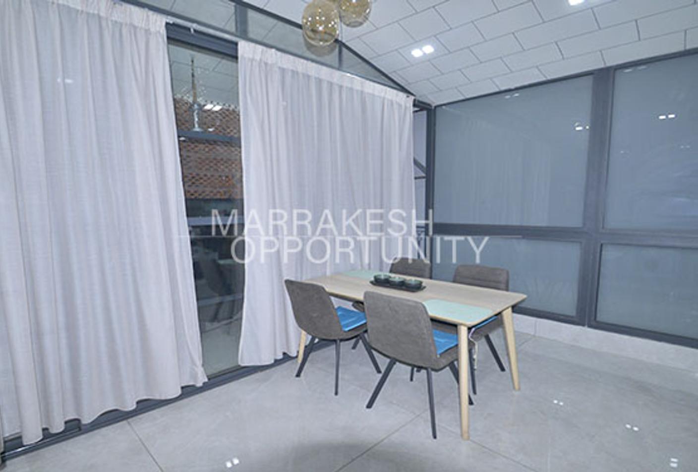 Splendide appartement meublé moderne à Guéliz en location — 4
