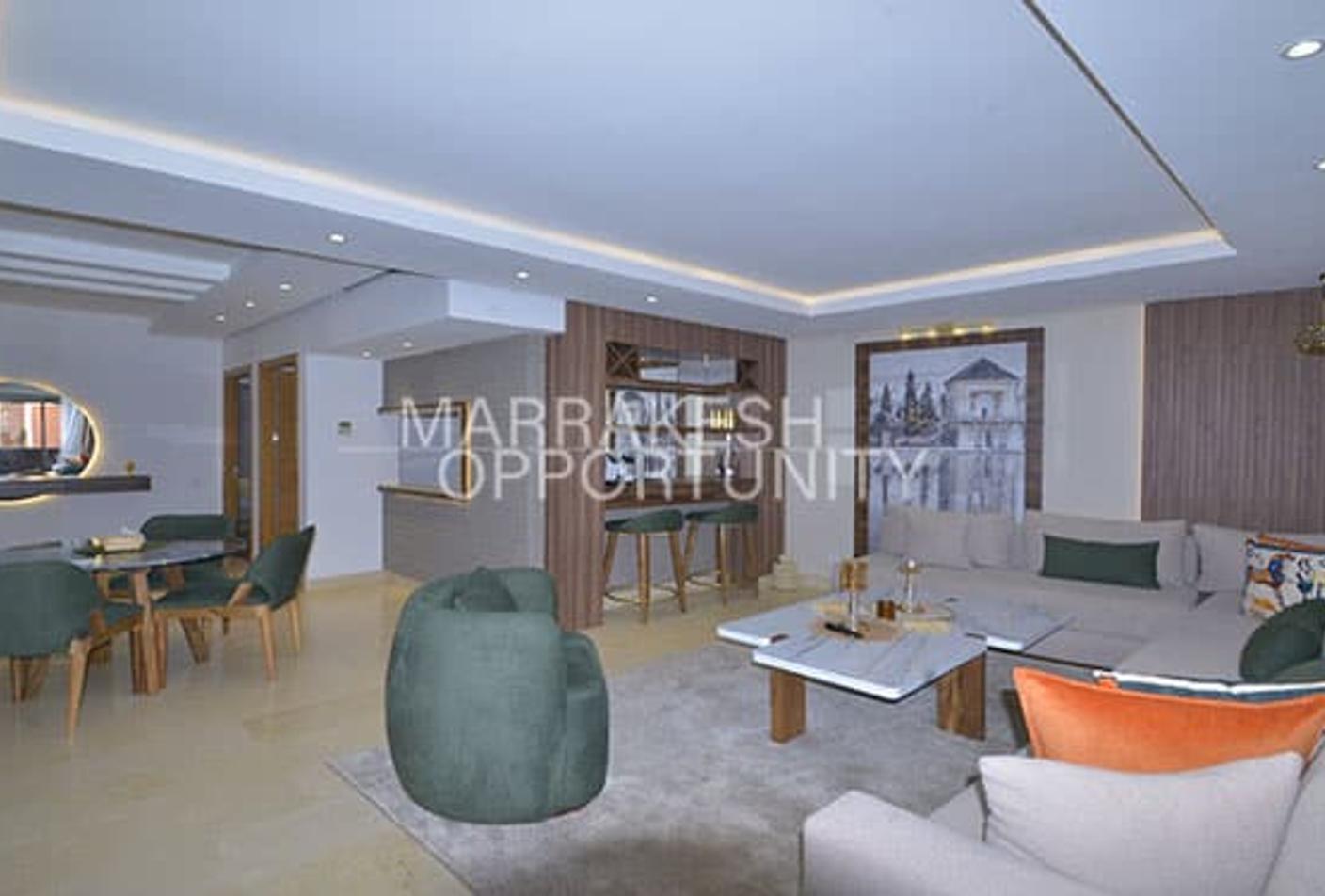 Prestigieux Appartement meublé à Guéliz en location — 3