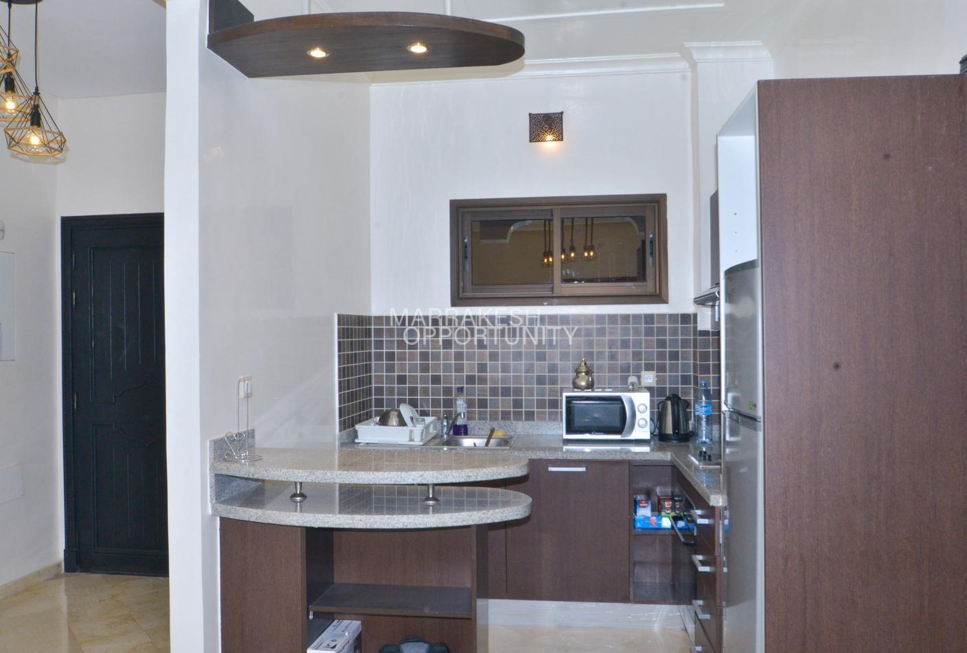 Un bel appartement proposé pour la location saisonnière situé à la Palmeraie — 4